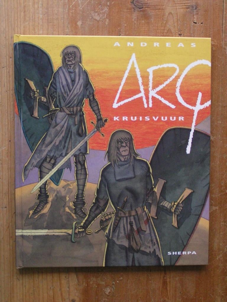 Arq - 09_HC_Kruisvuur, Boeken, Stripboeken, Eén stripboek, Ophalen of Verzenden, Zo goed als nieuw, Andreas