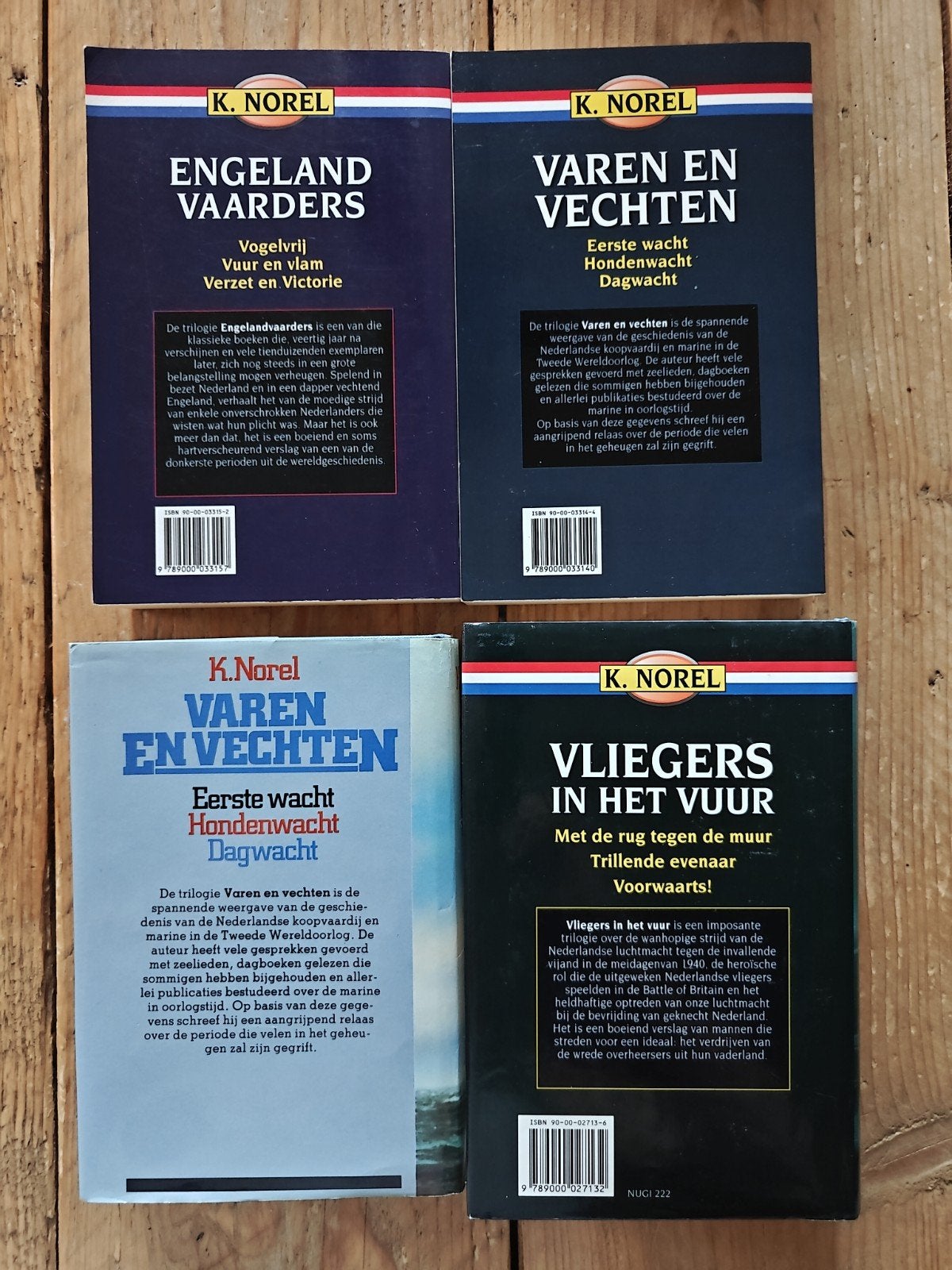4 Omnibussen van K. Norel., Boeken, Ophalen of Verzenden, Tweede Wereldoorlog, Zo goed als nieuw