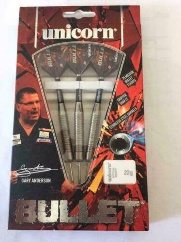 Dartpijlen Brass Unicorn Bullet 21 of 22 gr à € 18,95, Ophalen of Verzenden, Nieuw, Pijlen