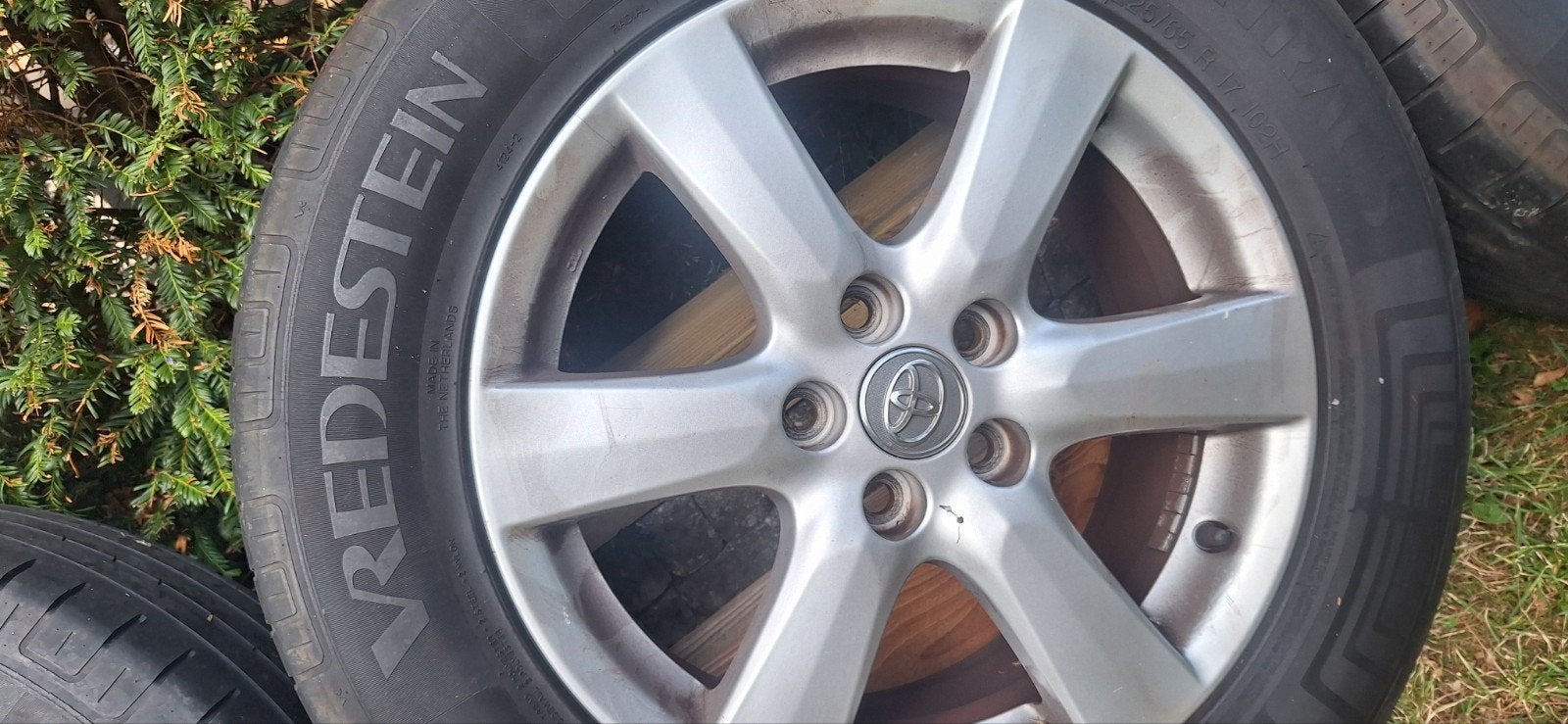 17 inch Toyota Rav4 velgen (2005-2012) en Vredestein banden, Auto-onderdelen, Banden en Velgen, Ophalen, Gebruikt, Banden en Velgen