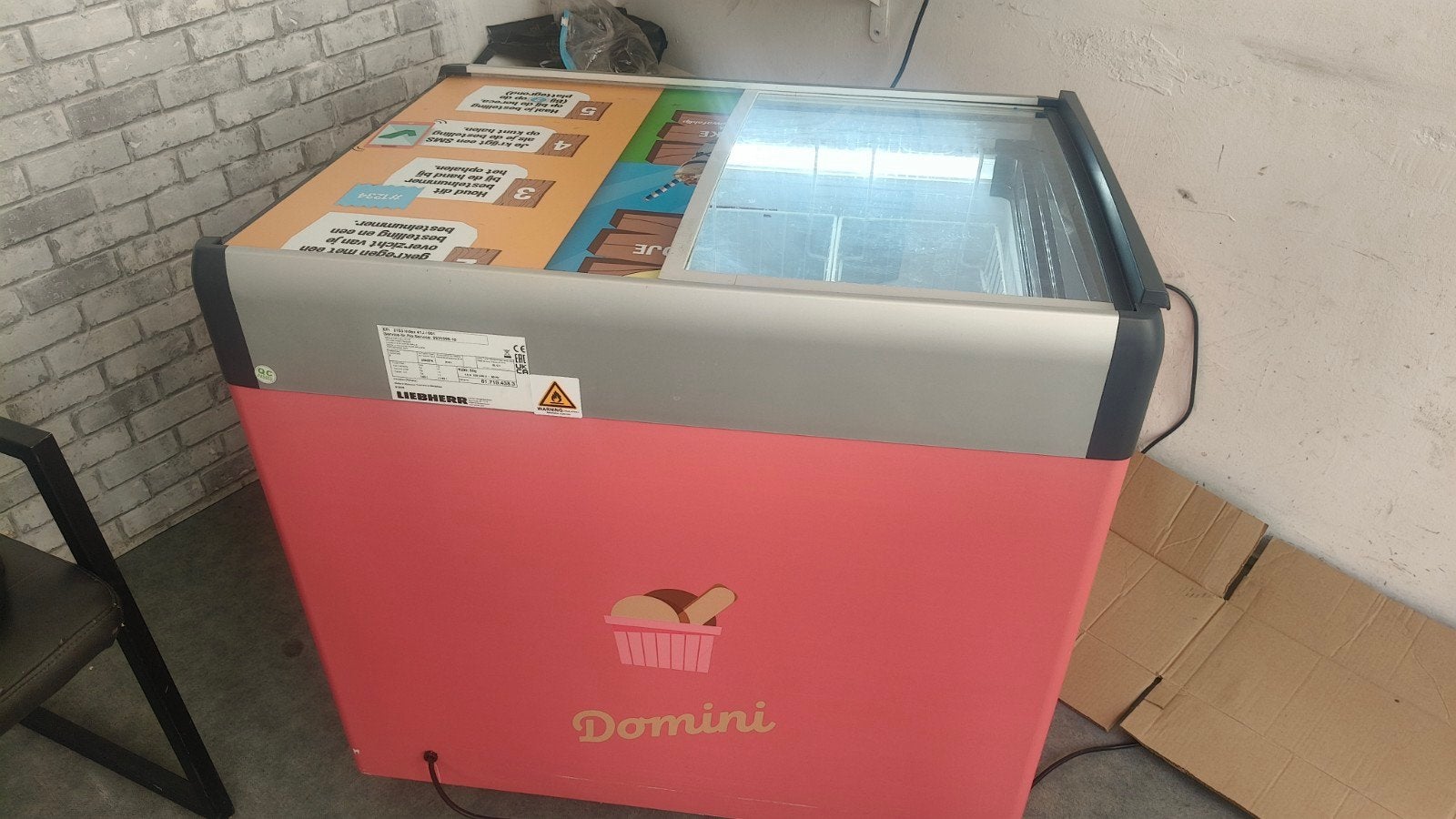 Te koop: Liebherr Domini ijsvrieskist / diepvries (143 liter, Witgoed en Apparatuur, Koelkasten en IJskasten, Gebruikt, 200 liter of meer