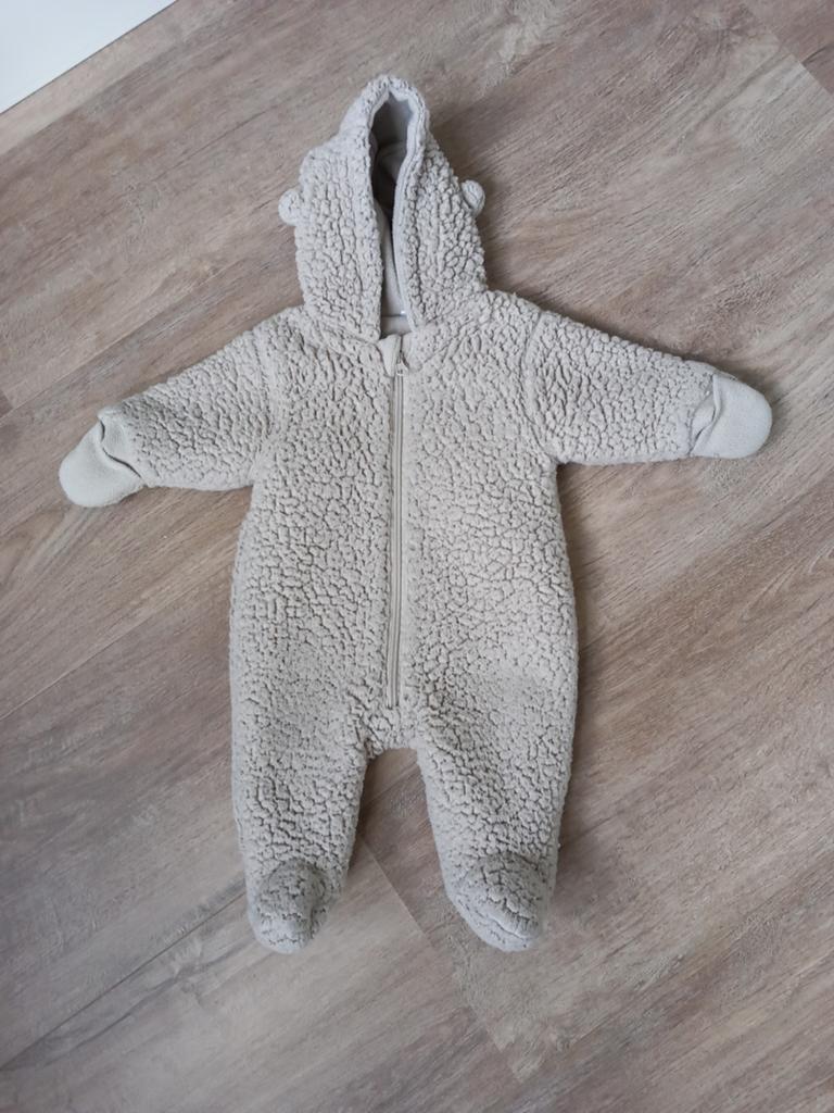 Grijs warm winterpakje/berenpakje maat 62 van zeeman., Zeeman, Jongetje of Meisje, Ophalen of Verzenden, Zo goed als nieuw