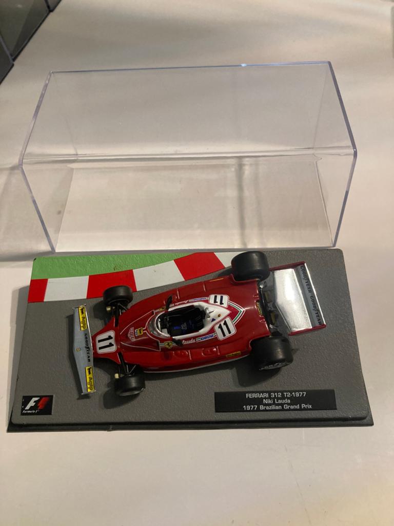Ferrari 312 t2-1977 niki lauda brazillian grand prix 1/43, Ophalen of Verzenden, Nieuw, Auto