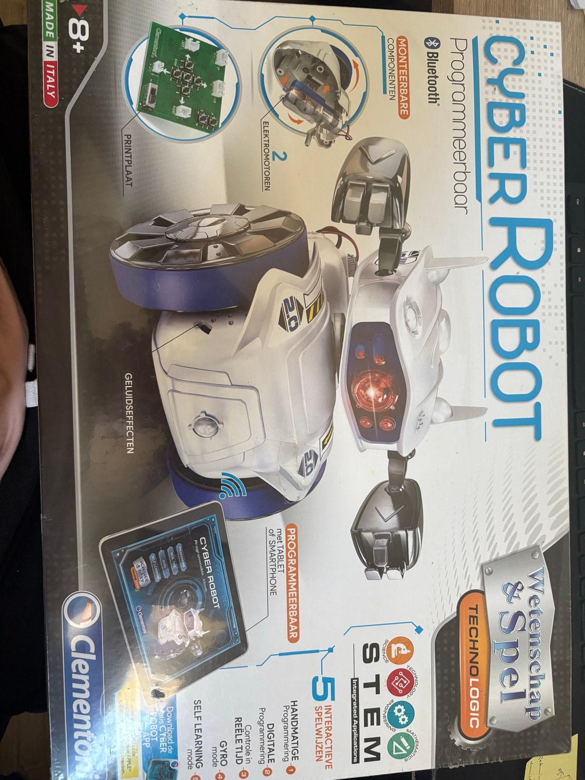 Clementoni Cyber Robot Programmeerbaar - Nieuw in doos, Ophalen, Nieuw, Bouwen, Met geluid