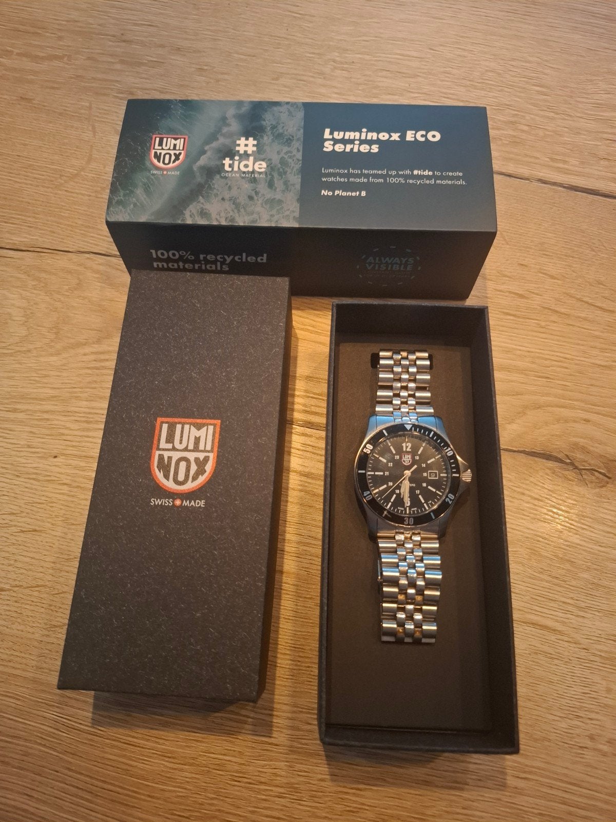 Luminox Land XS.0911 Norway horloge, Overige merken, Staal, Staal, Polshorloge