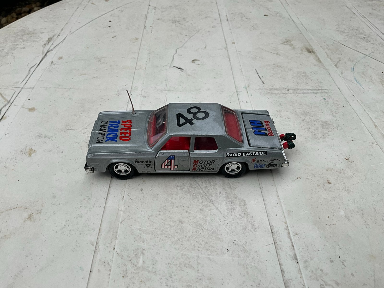 Matchbox Super Kings Plymouth Gran Fury #48 Race Car, Ophalen of Verzenden, Gebruikt
