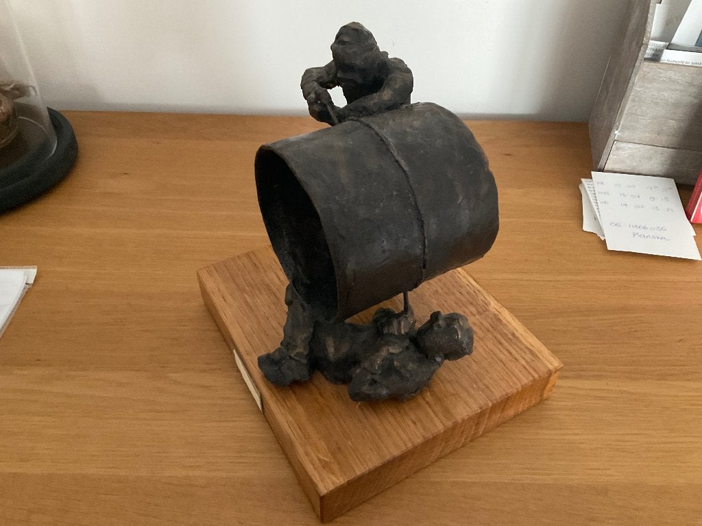 Bronzen beeld, Overige onderwerpen, Minder dan 20 cm, Ophalen of Verzenden, Brons