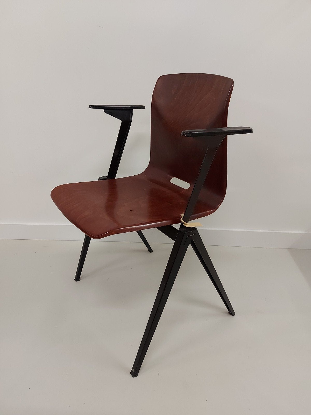 vintage schoolstoel Pagholz Thur op seat lerarenstoel, Ophalen, Zwart, Pagholz, ...