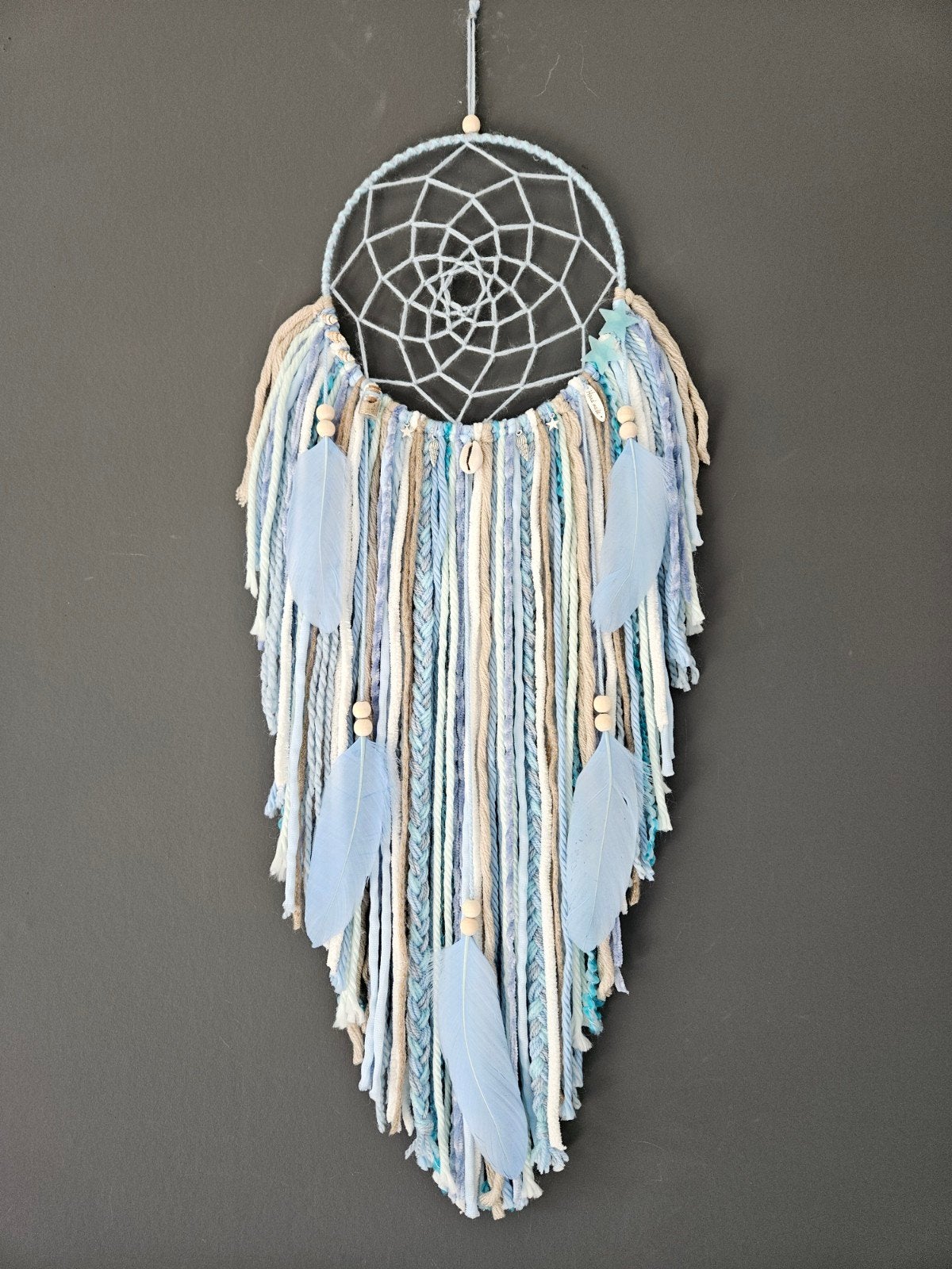 dromenvanger strand blauw wandkleed boho ibiza hippie, Huis en Inrichting, Woonaccessoires | Wanddecoraties, Ophalen of Verzenden