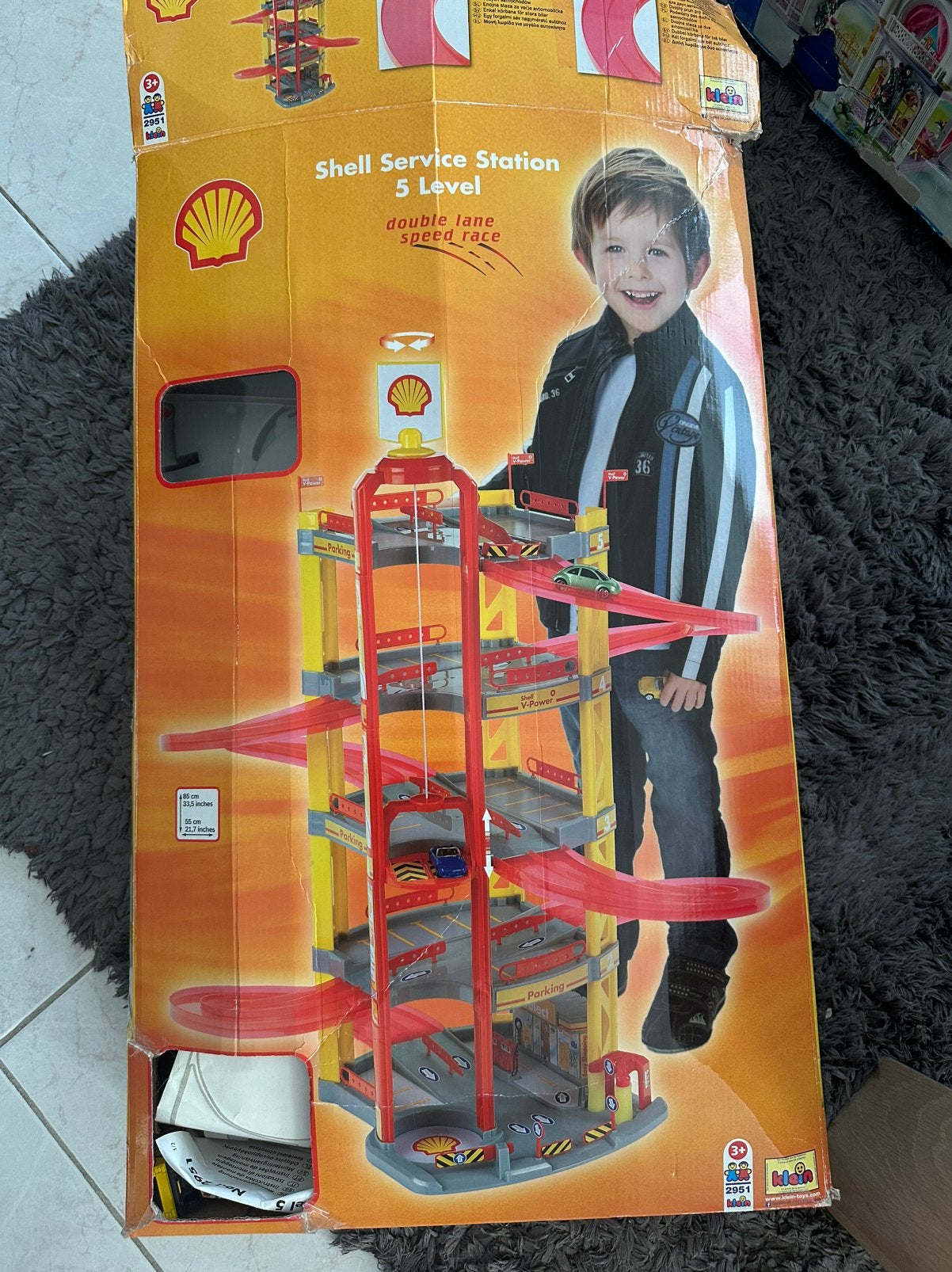 Theo Klein Shell ParkeergarageService Station 5 Levels, Ophalen of Verzenden