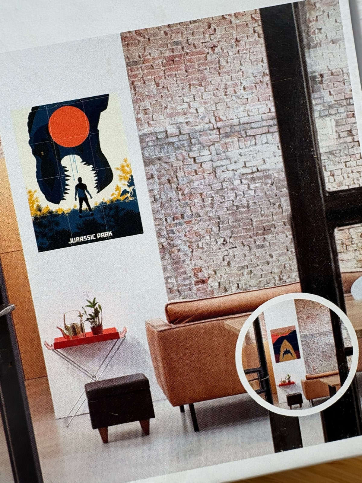 Ixxi Jaws en Jurassic Park wanddecoratie - Zo goed als nieuw, Huis en Inrichting, Woonaccessoires | Schilderijen, Tekeningen en Foto's