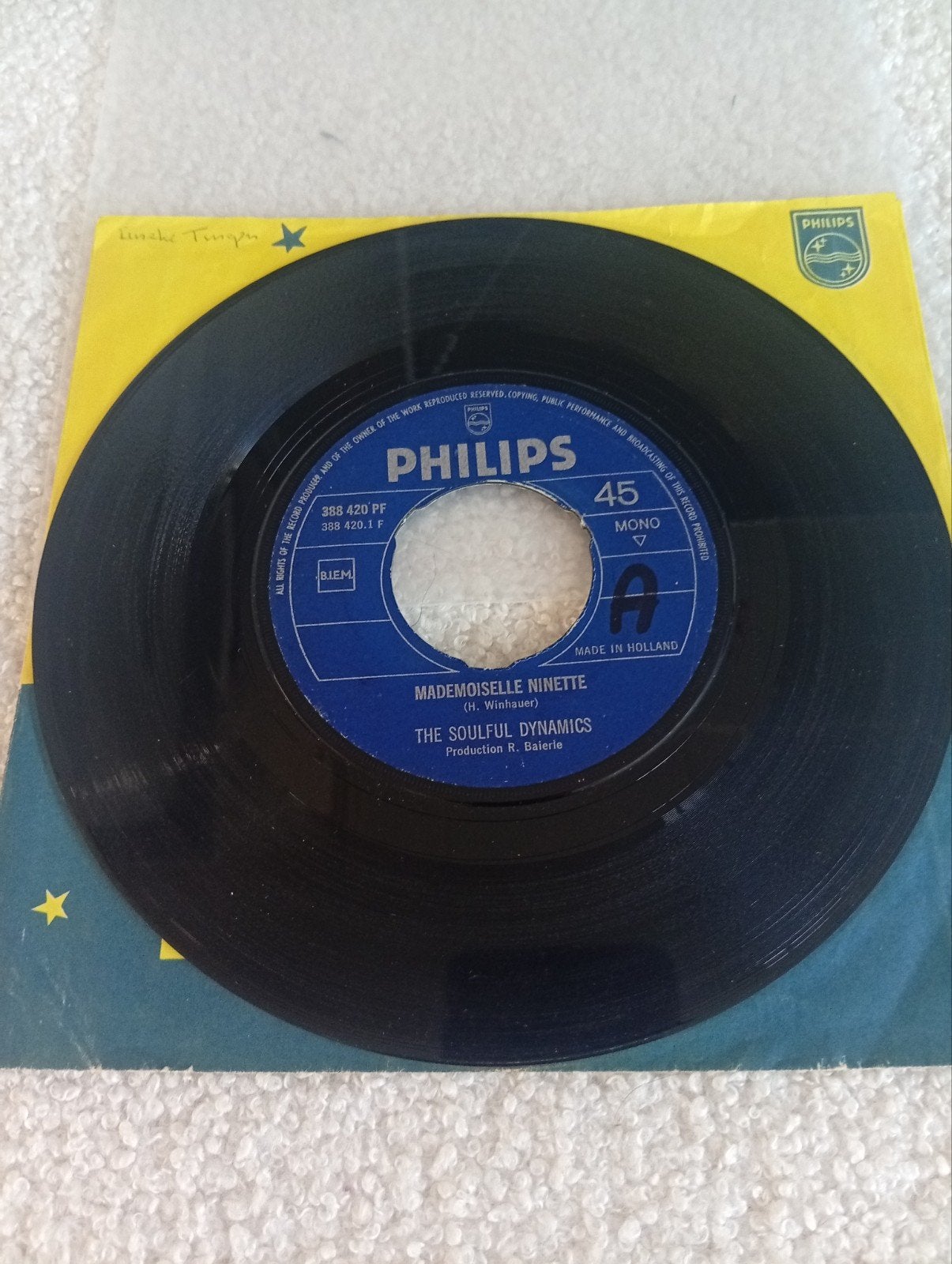 The Soulful Dynamics - Mademoiselle Ninette (Philips 45), Gebruikt, 7 inch, Ophalen of Verzenden, EP