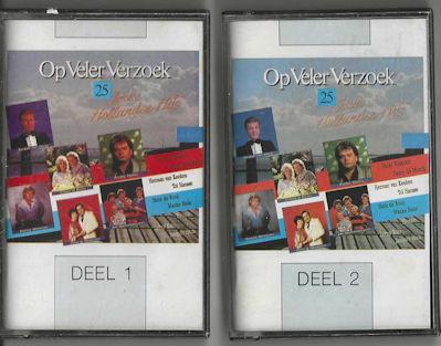 Op Veler Verzoek 25 Jaar Hollandse Hits  1 en 2 1988 CB302, Gebruikt, 2 t/m 25 bandjes, Ophalen of Verzenden, Origineel