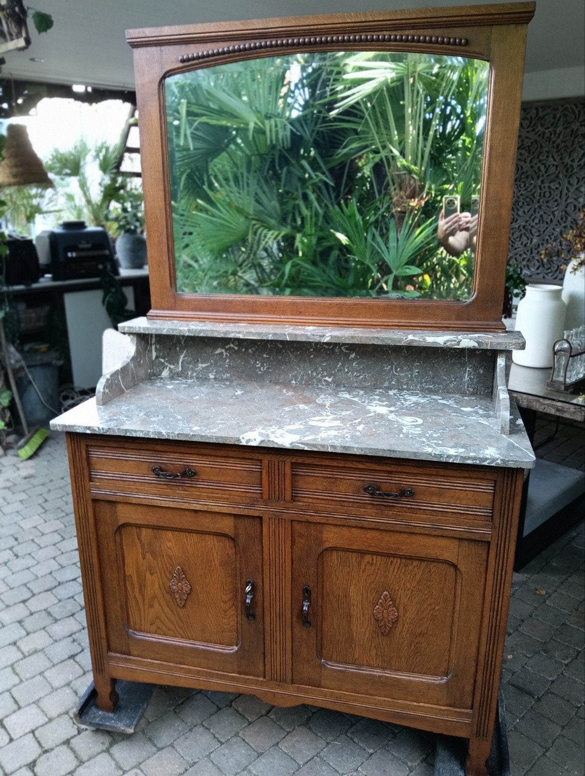 antieke commode wastafel badkamermeubel baby dressoir vintag, Ophalen, 50 tot 70 cm, 100 cm of meer, 90 tot 105 cm