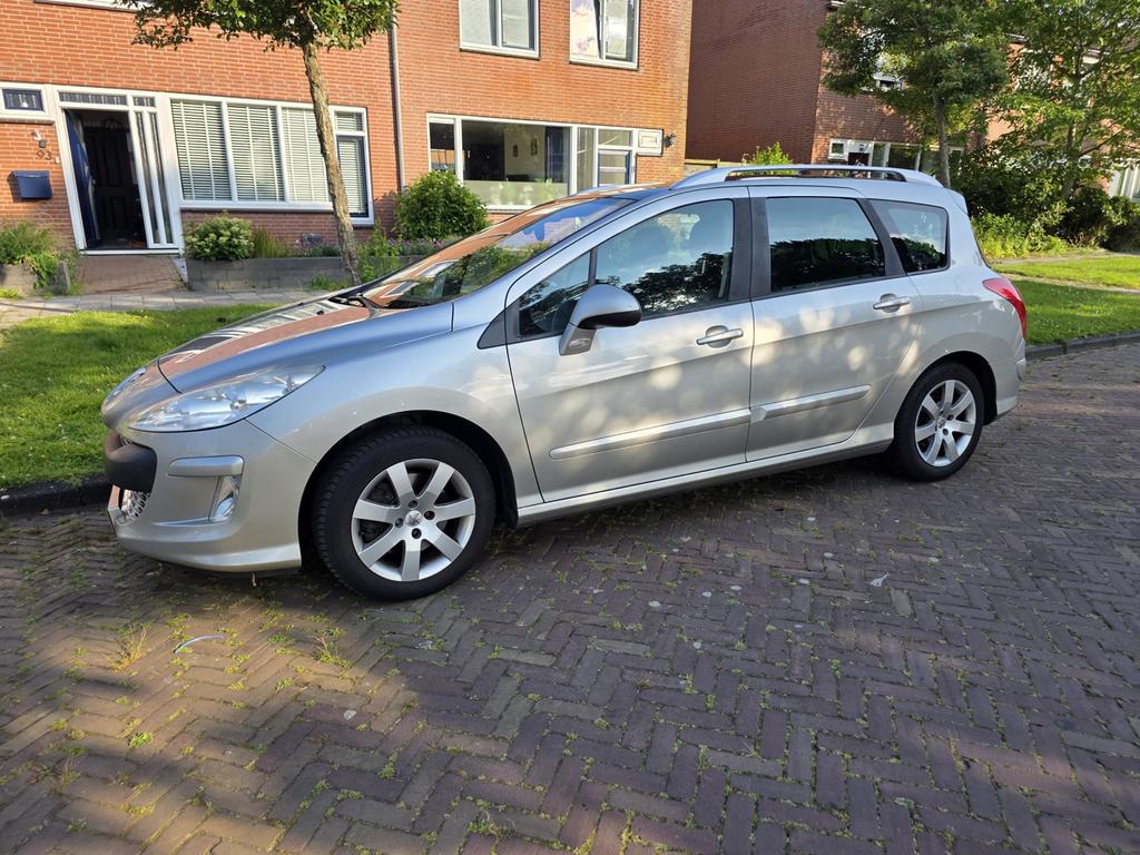Peugeot 308 1.6 THP 110KW SW 7P 2008 Grijs, 4 cilinders, Origineel Nederlands, Handgeschakeld, Particulier