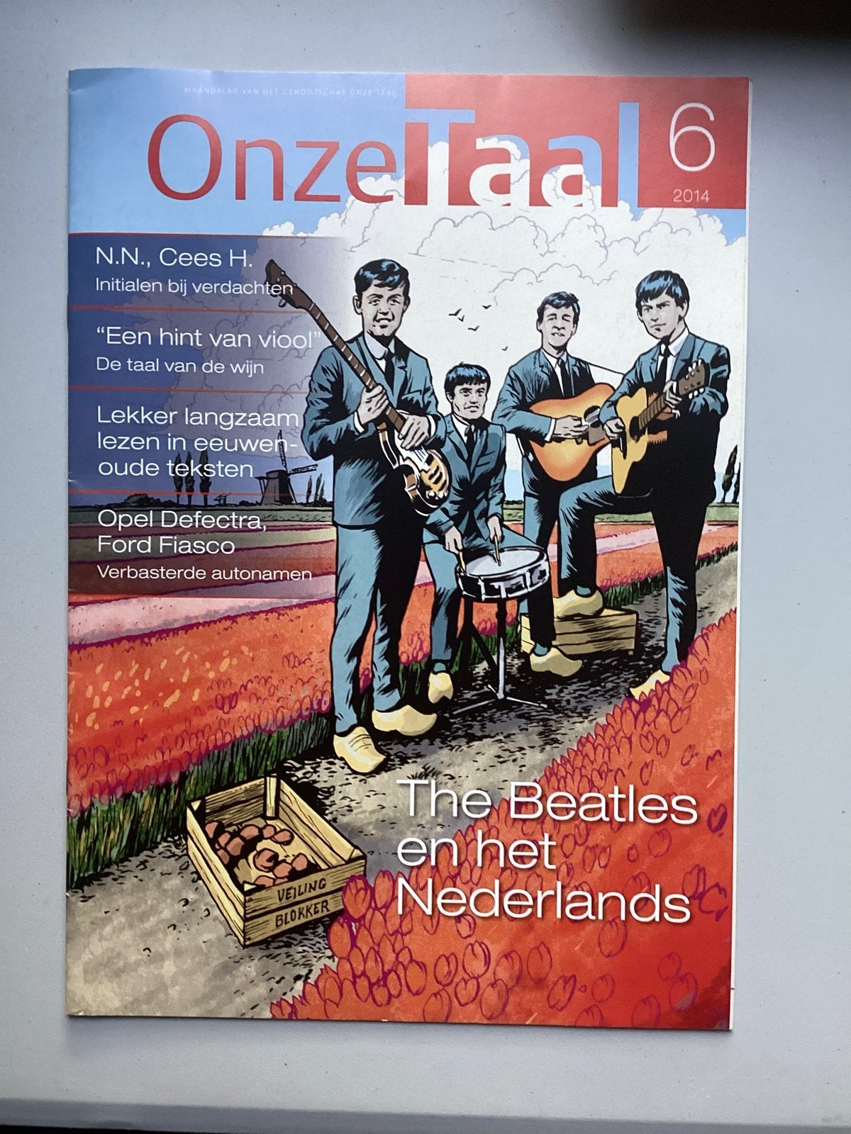 Onze Taal 6 2014 - The Beatles en het Nederlands, Boeken, Tijdschriften en Kranten, Verzenden, Gelezen, Overige typen