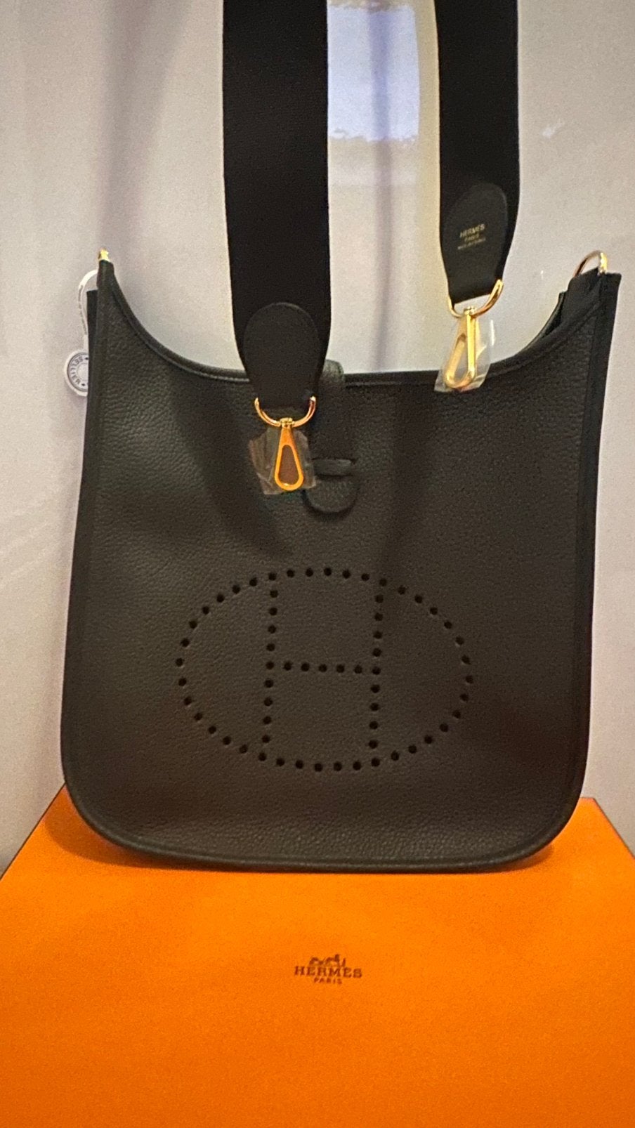 Hermes evelyne 29, Sieraden, Tassen en Uiterlijk, Tassen | Damestassen, Nieuw, Handtas, Zwart, Ophalen of Verzenden