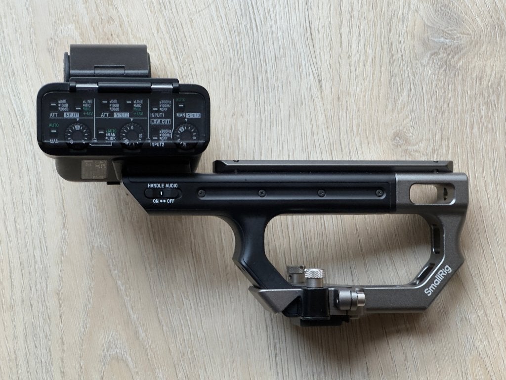 Sony XLR-H1+ SMALLRIG Extension Mount Plate Kit, Sony, Ophalen of Verzenden, Zo goed als nieuw