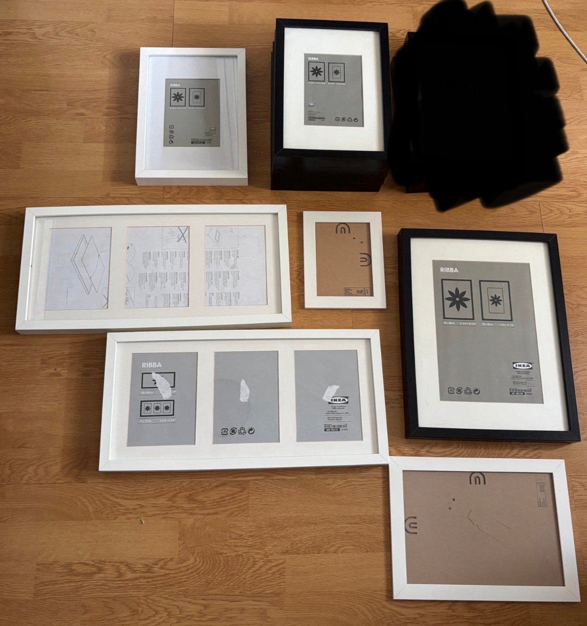 Ikea fotolijsten, Ophalen, Zo goed als nieuw, Hout