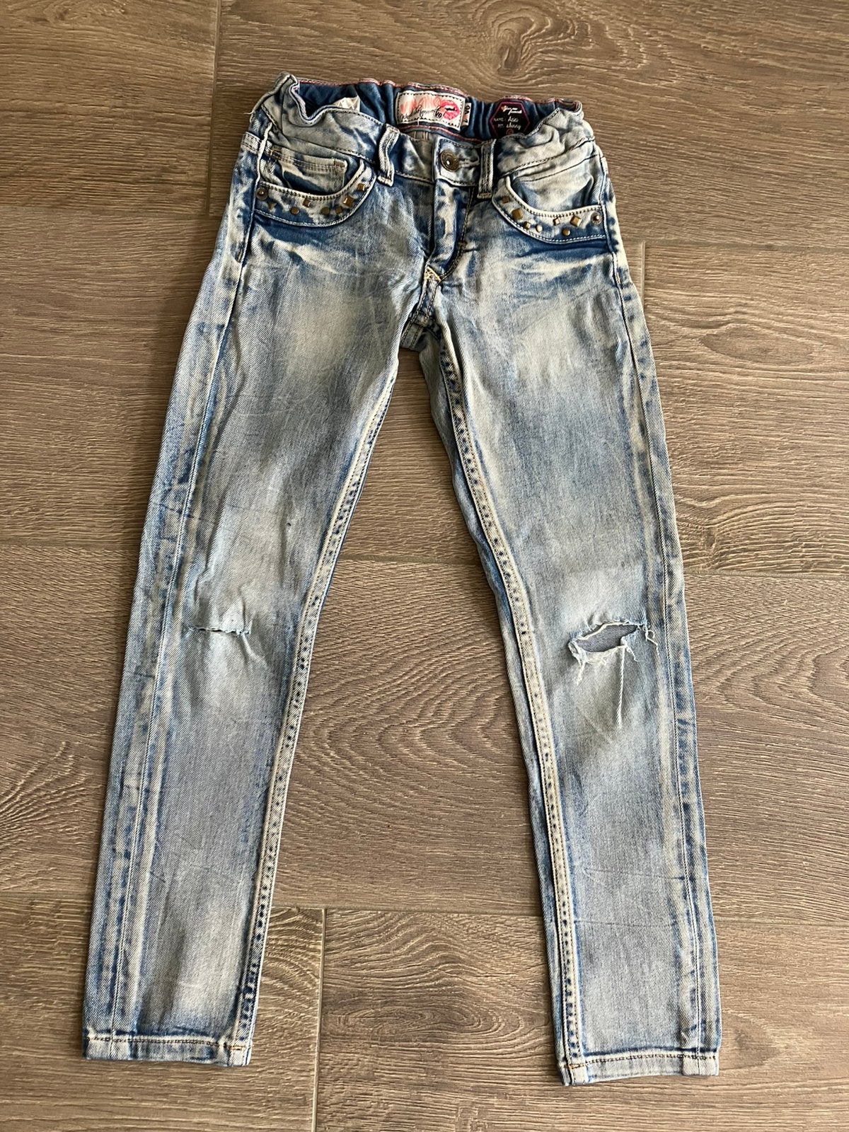 Vingino jeans 7 azizi skinny 122, Ophalen of Verzenden, Gebruikt, Meisje, Broek