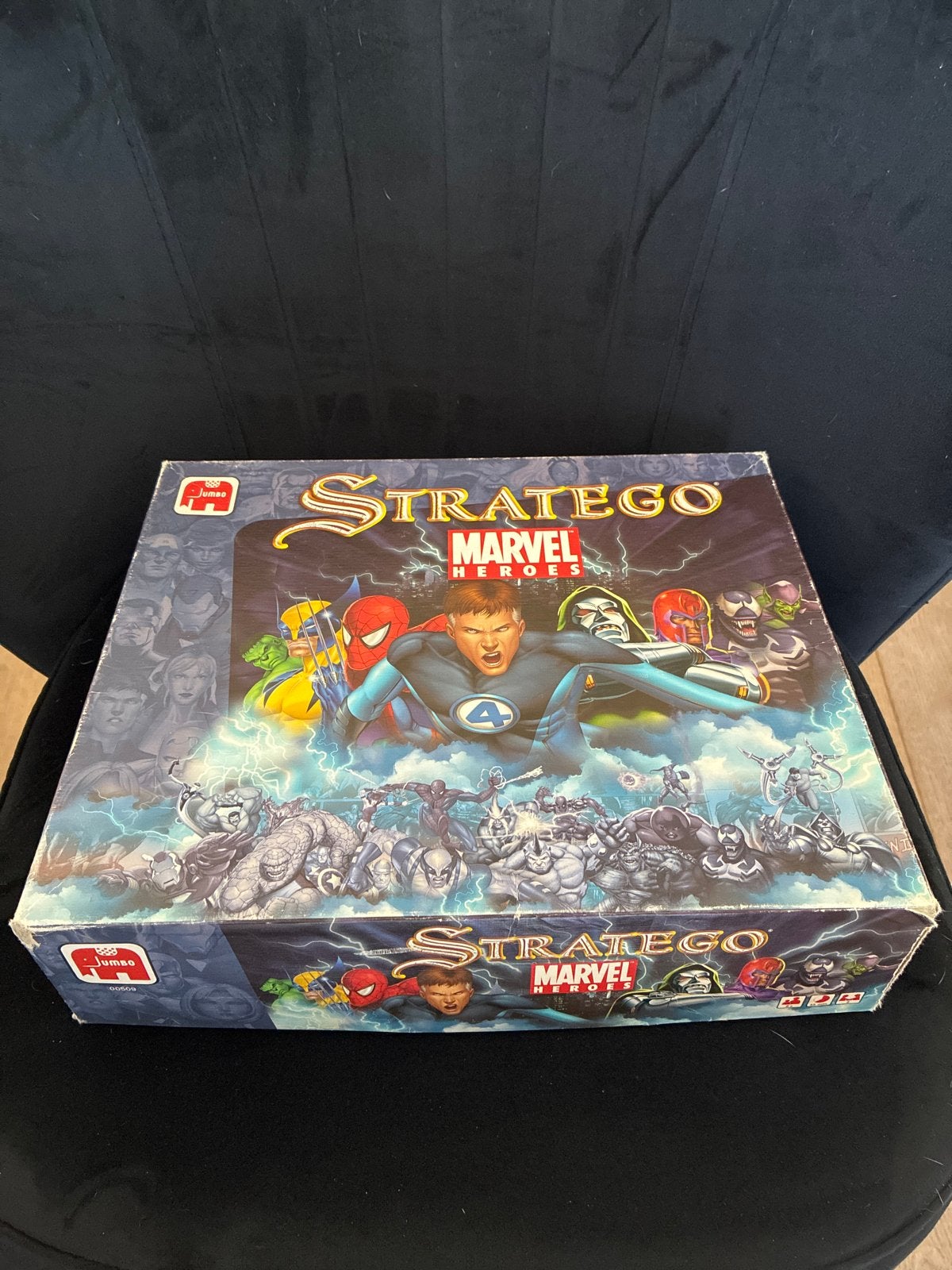 Stratego Marvel Heroes - Compleet bordspel, Een of twee spelers, Ophalen of Verzenden, Gebruikt