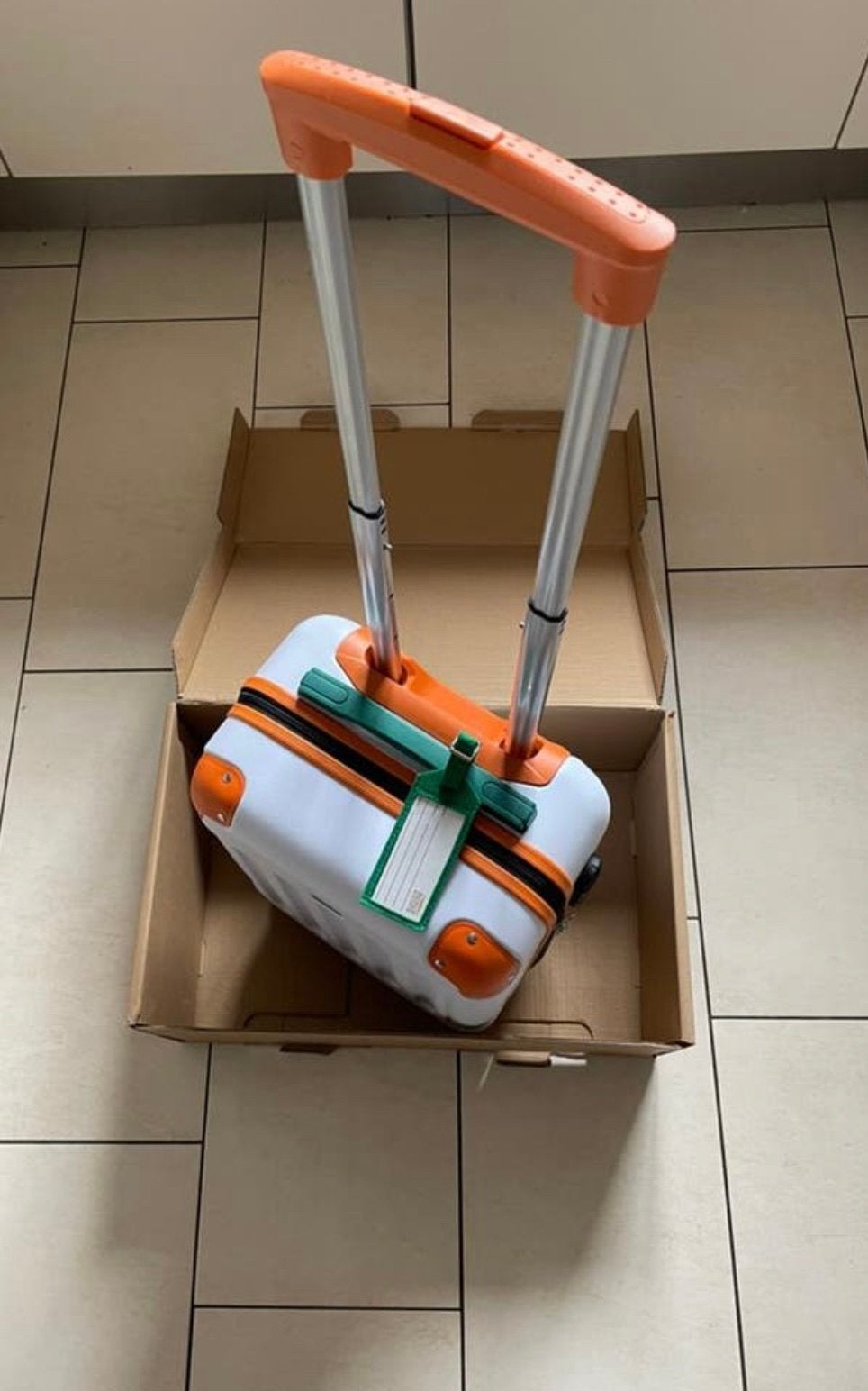 Postcode loterij koffer, 50 tot 60 cm, Hard kunststof, Ophalen of Verzenden, Zo goed als nieuw