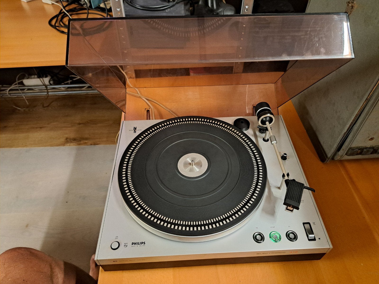 Philips 312 platenspeler., Ophalen, Zo goed als nieuw, Philips