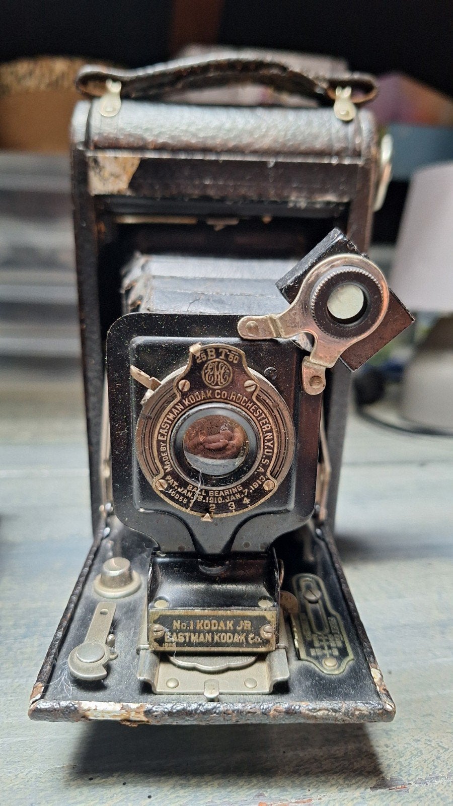 Antieke Eastman Kodak No. 1 Kodak Jr. Balgcamera (1914-1927), Ophalen of Verzenden