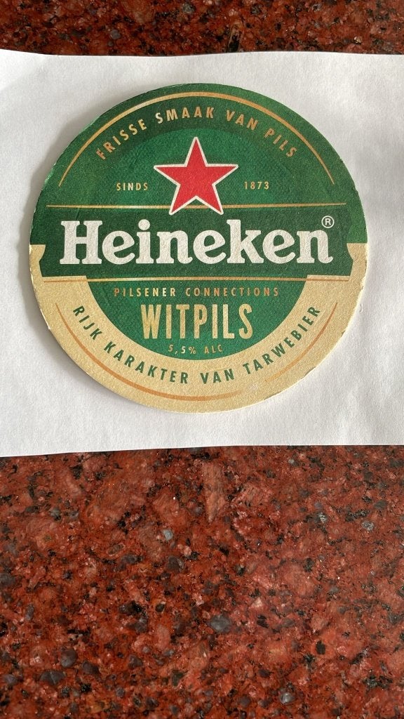 Bierviltje Heineken nieuw, Verzenden, Nieuw, Viltje(s), Heineken