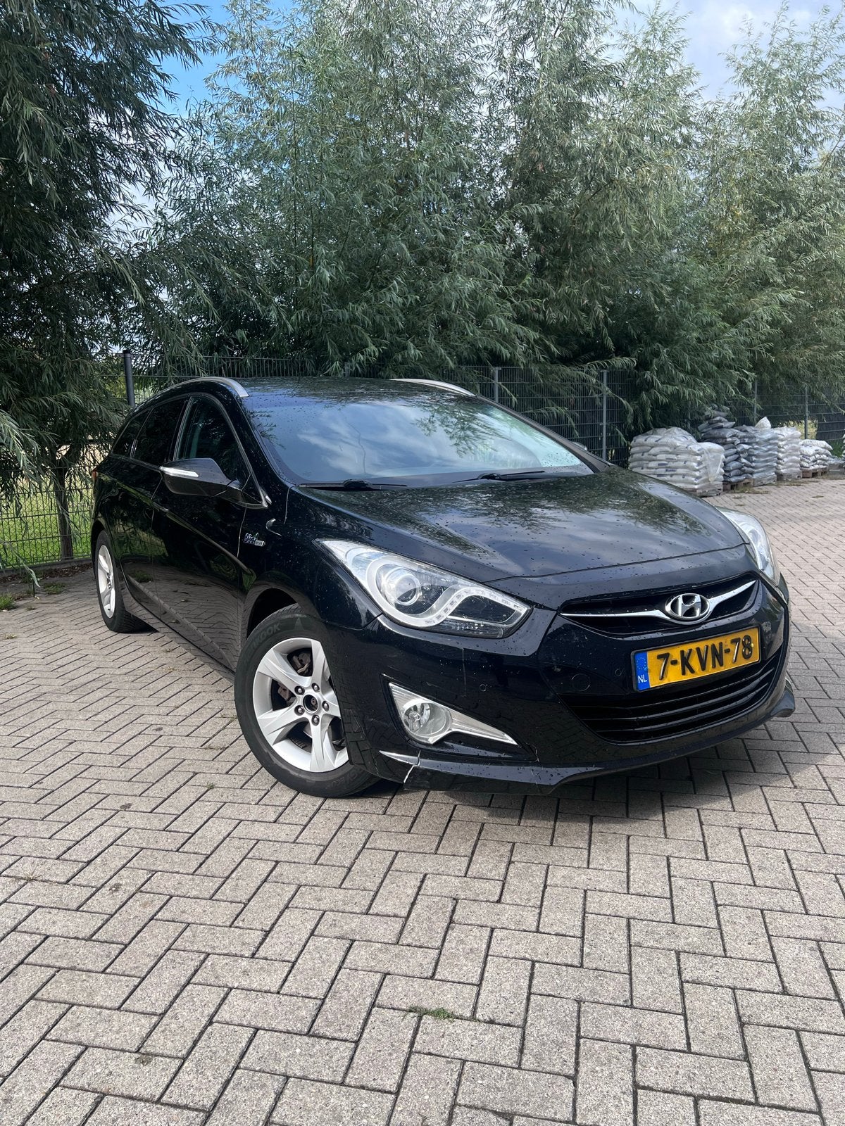 Hyundai i40 1.6 GDI Stationwagon 2013 Zwart, Auto's, Hyundai, Voorwielaandrijving, Stof, 4 cilinders, Zwart