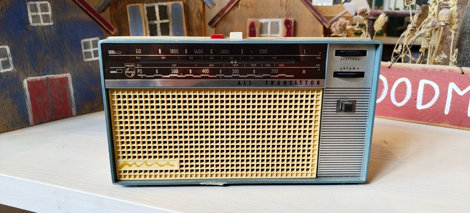 Vintage Philips Transistorradio - Jaren '60 Design, Ophalen, Gebruikt, Transistorradio