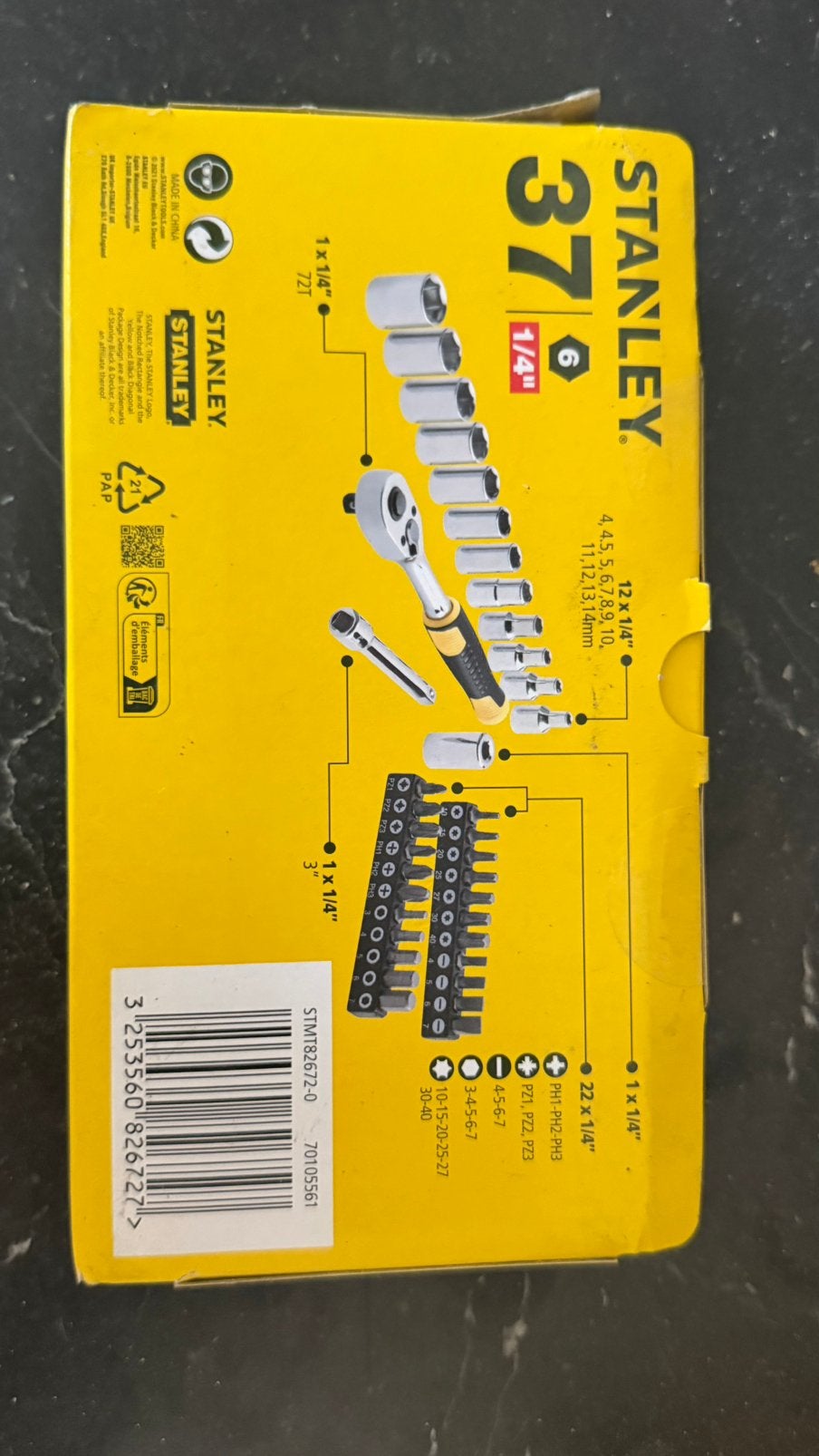 Niuwe set te koop goed prijs, Ophalen of Verzenden, Nieuw, Bitset, Stanley
