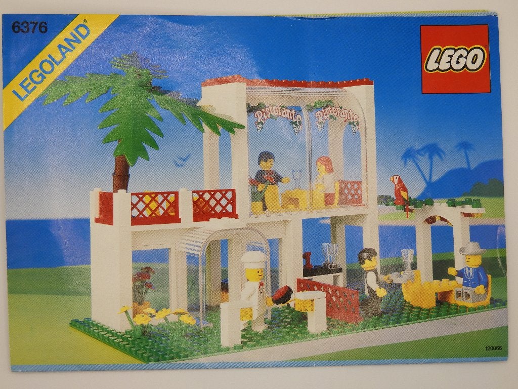 Lego 6376 Vintage Breezeway Café, Kinderen en Baby's, Gebruikt, Lego, Ophalen of Verzenden, Complete set