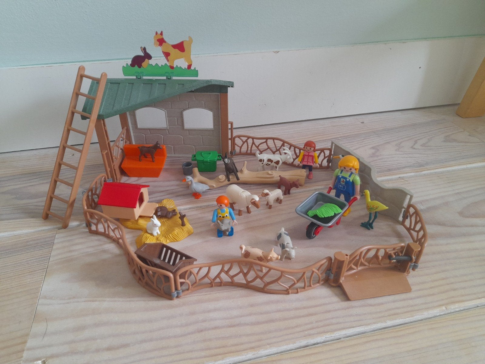 Playmobil Kinderboerderij met veel dieren!, Ophalen of Verzenden, Zo goed als nieuw, Jongen of Meisje