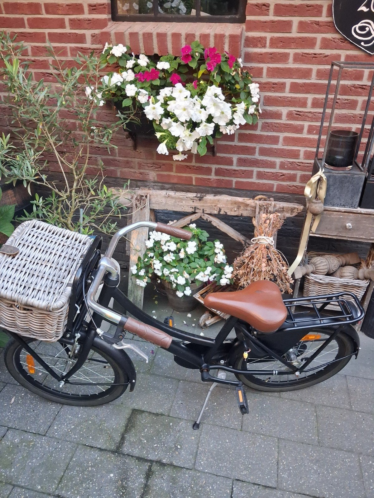 Popal Daily Dutch Basic fiets 20 inch met mand, Fietsen en Brommers, Ophalen, Gebruikt, Terugtraprem, Overige merken