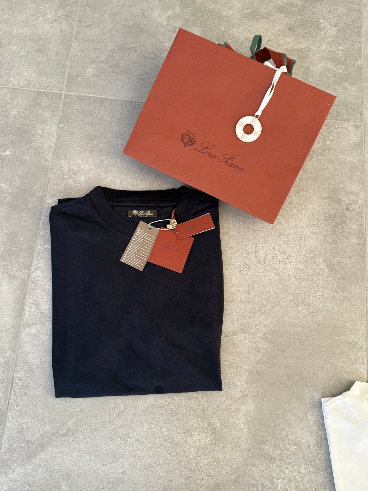 Loro Piana Ray T-Shirt, Ophalen of Verzenden, Nieuw, Overige maten, Blauw