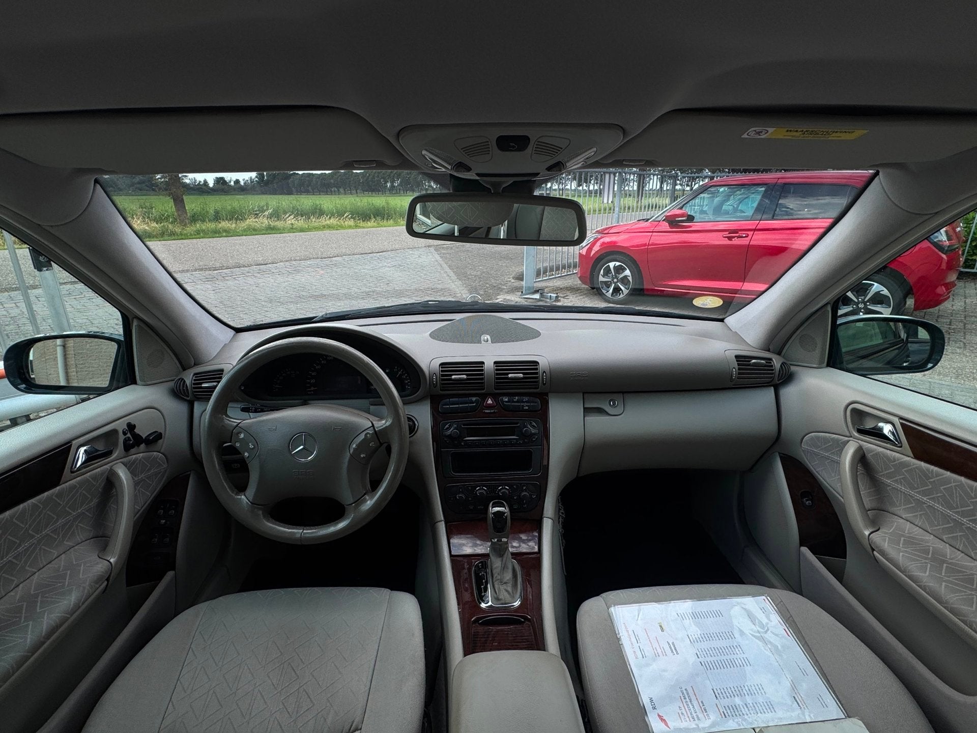 Mercedes-Benz C-klasse 200 K. Elegance, Auto's, Gebruikt, Beige, 4 cilinders, 1796 cc