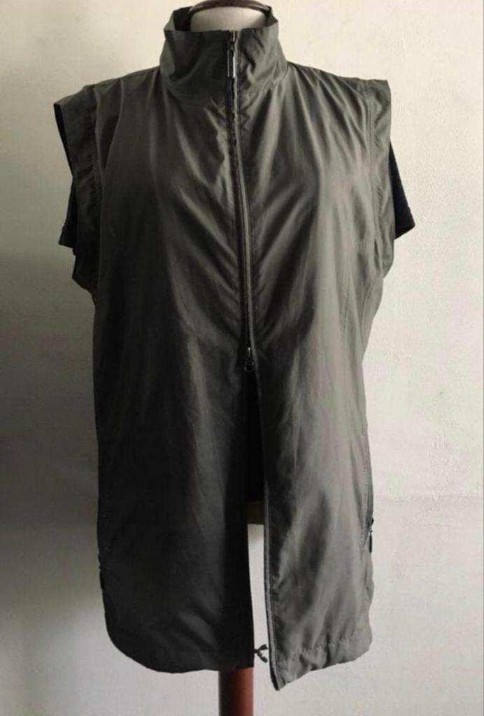 Stijlvolle gevoerde bodywarmer Sport Canyon grijsgroen taupe, Ophalen of Verzenden, Zo goed als nieuw, Maat 38/40 (M), Grijs