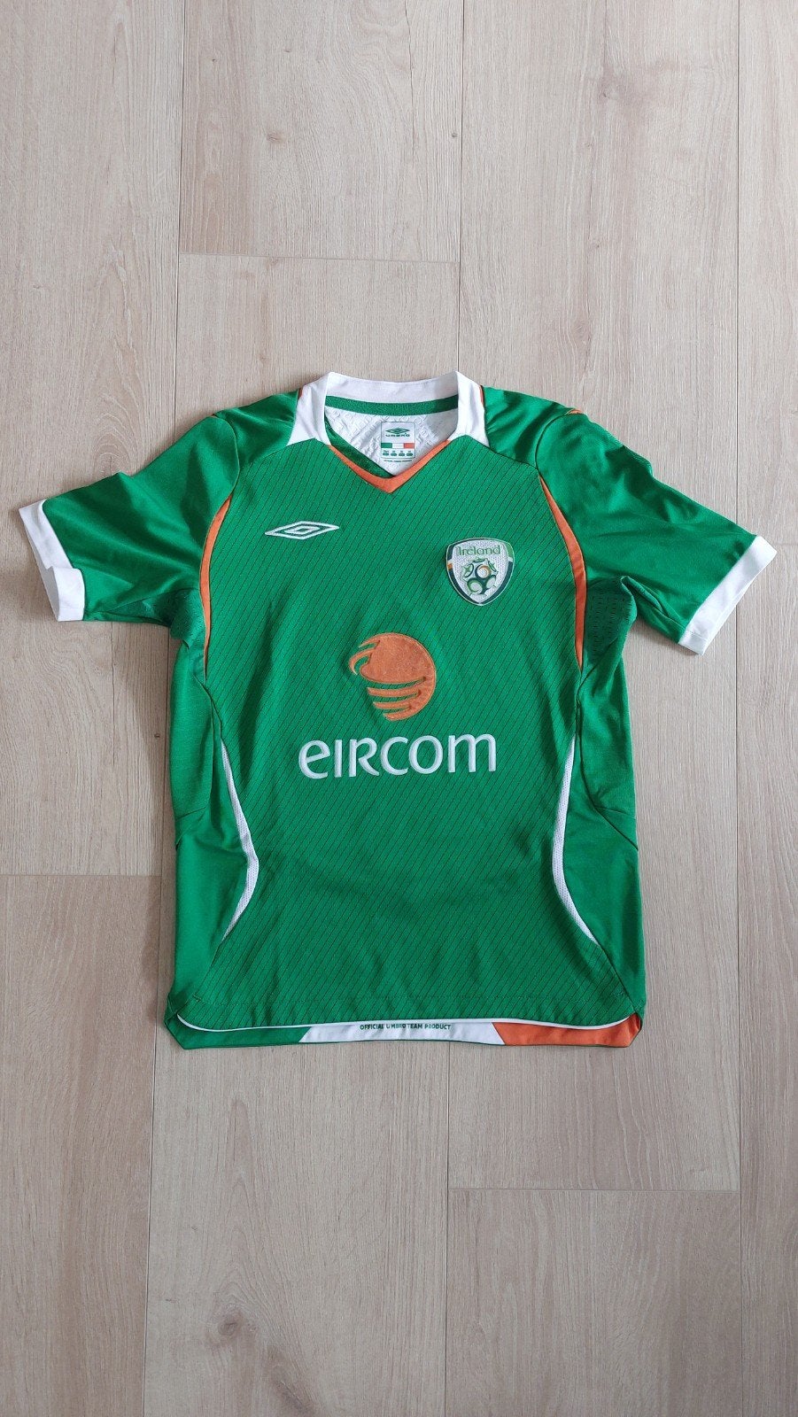 Ierland Umbro voetbalshirt - Maat 7/8 jaar vintage 2008-2010, Ophalen of Verzenden