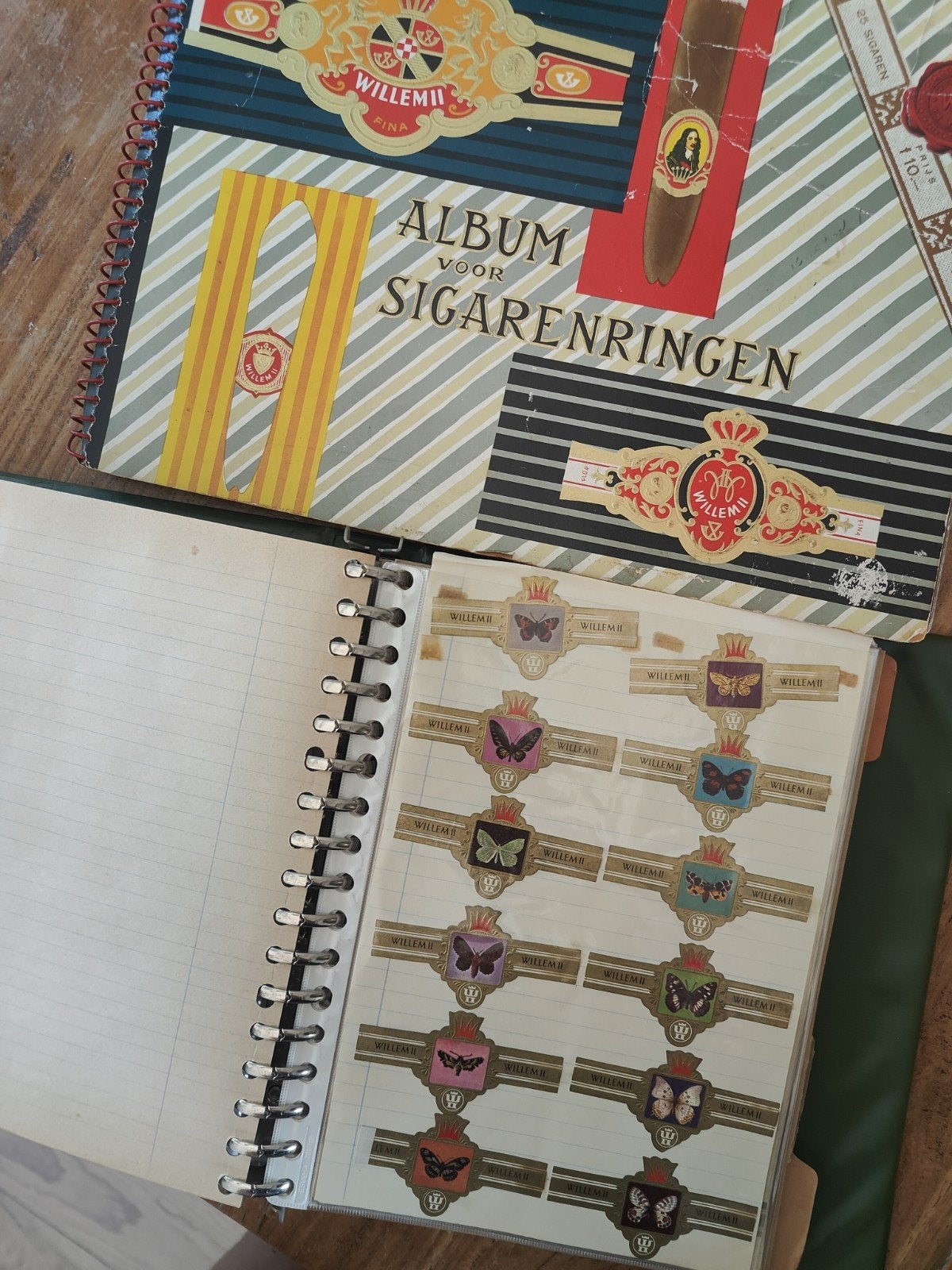Album met sigarenbandjes - Willem II, Verzamelen, Ophalen of Verzenden, Gebruikt