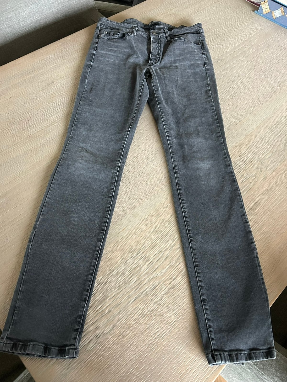 Jeans maat 42 Cambio stretch skinny, Ophalen of Verzenden, Gedragen, Grijs, W33 - W36 (confectie 42/44)