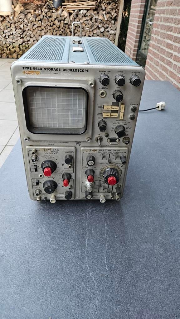 Tektronix storage oscilloscoop. Type 564B. Werkend, Doe-het-zelf en Verbouw, Meetapparatuur, Ophalen, Gebruikt