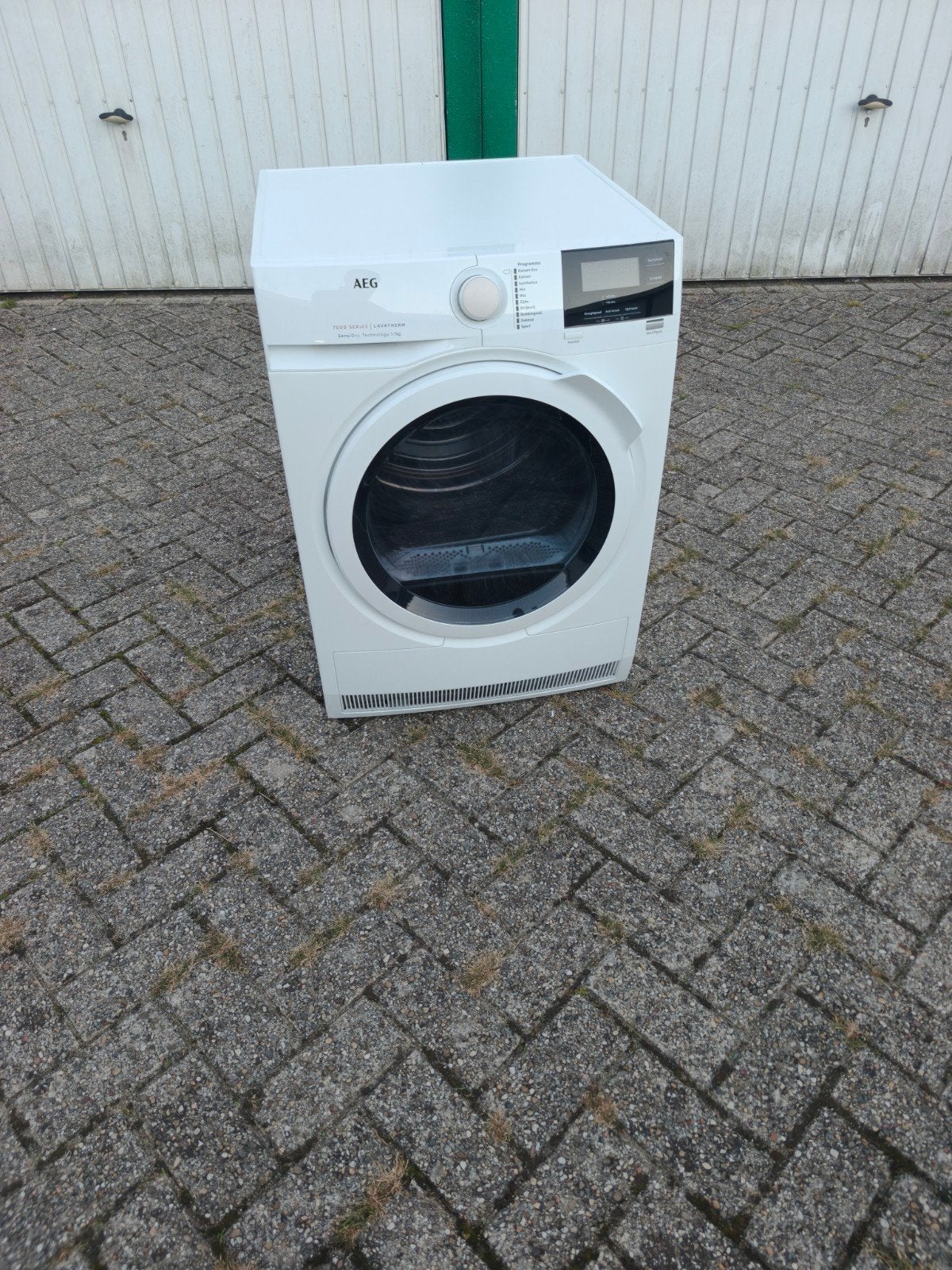 AEG 7000 serie warmtepompdroger de machine wordt niet warm.