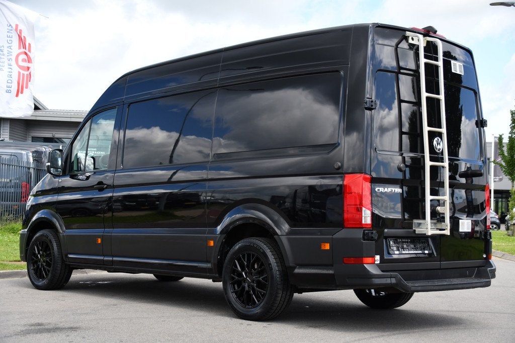 Volkswagen Crafter 35 2.0 TDI L3H3 Black Edition Camera, Cru, Stof, Gebruikt, 4 cilinders, Volkswagen
