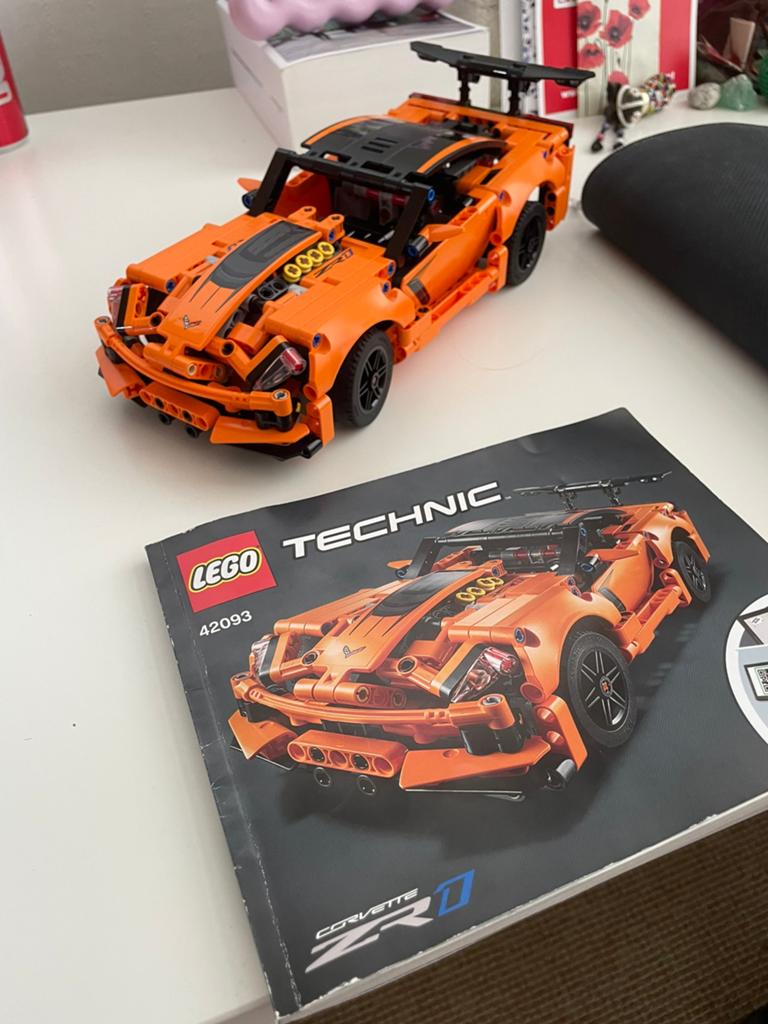 Lego technic corvette zr1 set 42093, Kinderen en Baby's, Speelgoed | Duplo en Lego, Ophalen, Lego, Compleet, Zo goed als nieuw