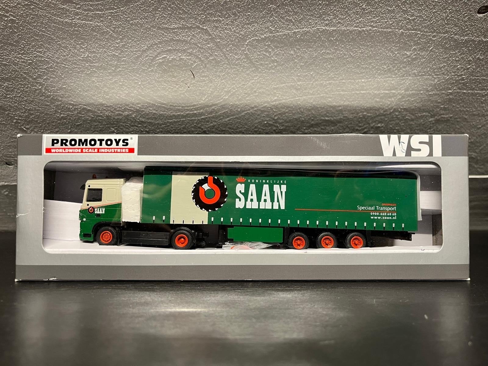 WSI Promotoys Koninklijke Saan DAF XF 1:87, Hobby en Vrije tijd, Modelauto's | 1:87, Ophalen of Verzenden, Nieuw, Bus of Vrachtwagen