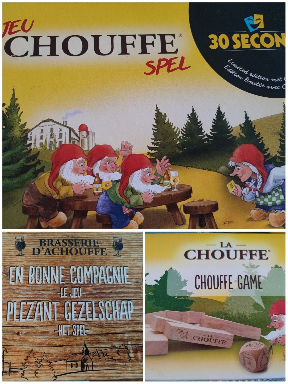6 Chouffe spellen, Een of twee spelers, Ophalen of Verzenden, Nieuw, La Chouffe