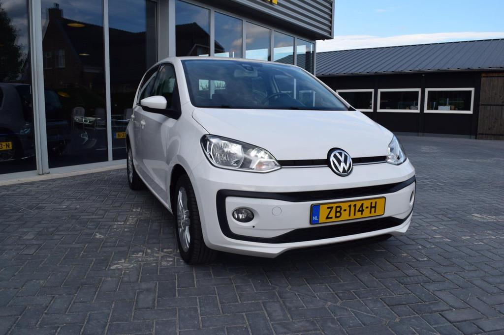 Volkswagen Up! 1.0 BMT high up!, Voorwielaandrijving, Stof, Gebruikt, Wit