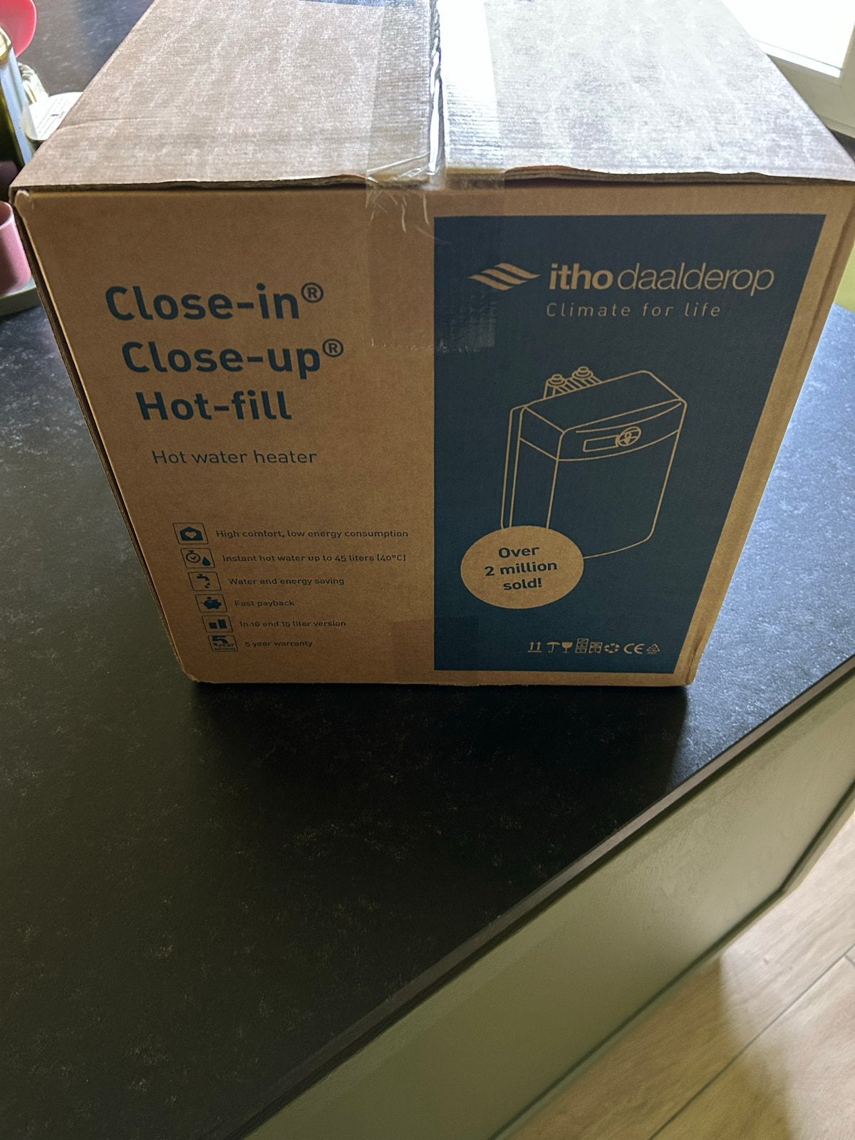 Itho Daalderop Close-in boiler 10 liter - Nieuw in doos, Ophalen, Nieuw