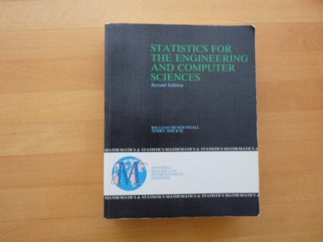Statistics for the engineering and computer sciences, Ophalen of Verzenden, Zo goed als nieuw, Programmeertaal of Theorie